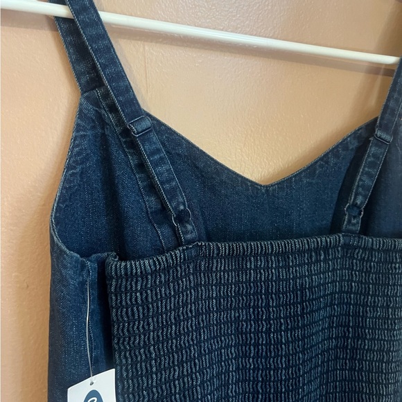 Denim Ruffle Dress - Picture 5 of 8